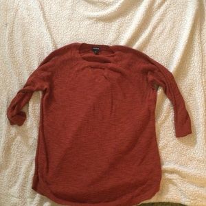 Torrid rust choker collar sweater